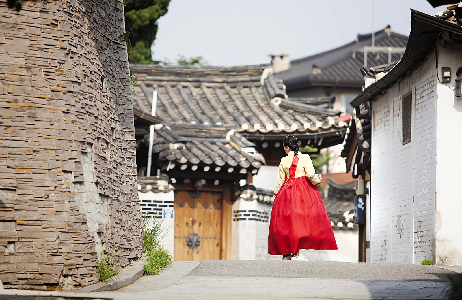 Hanbok in the lanes