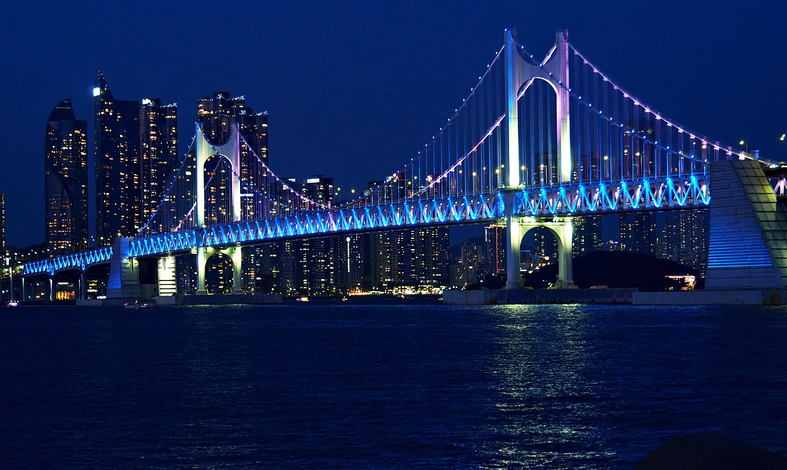 Gwangalli at night