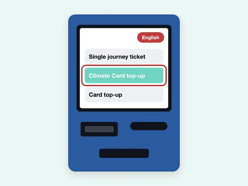 2 · Find the ticket machine