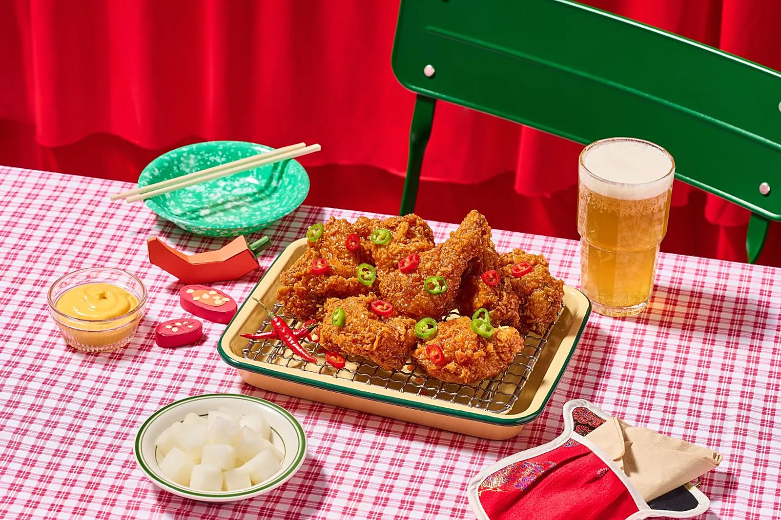Chicken and beer
