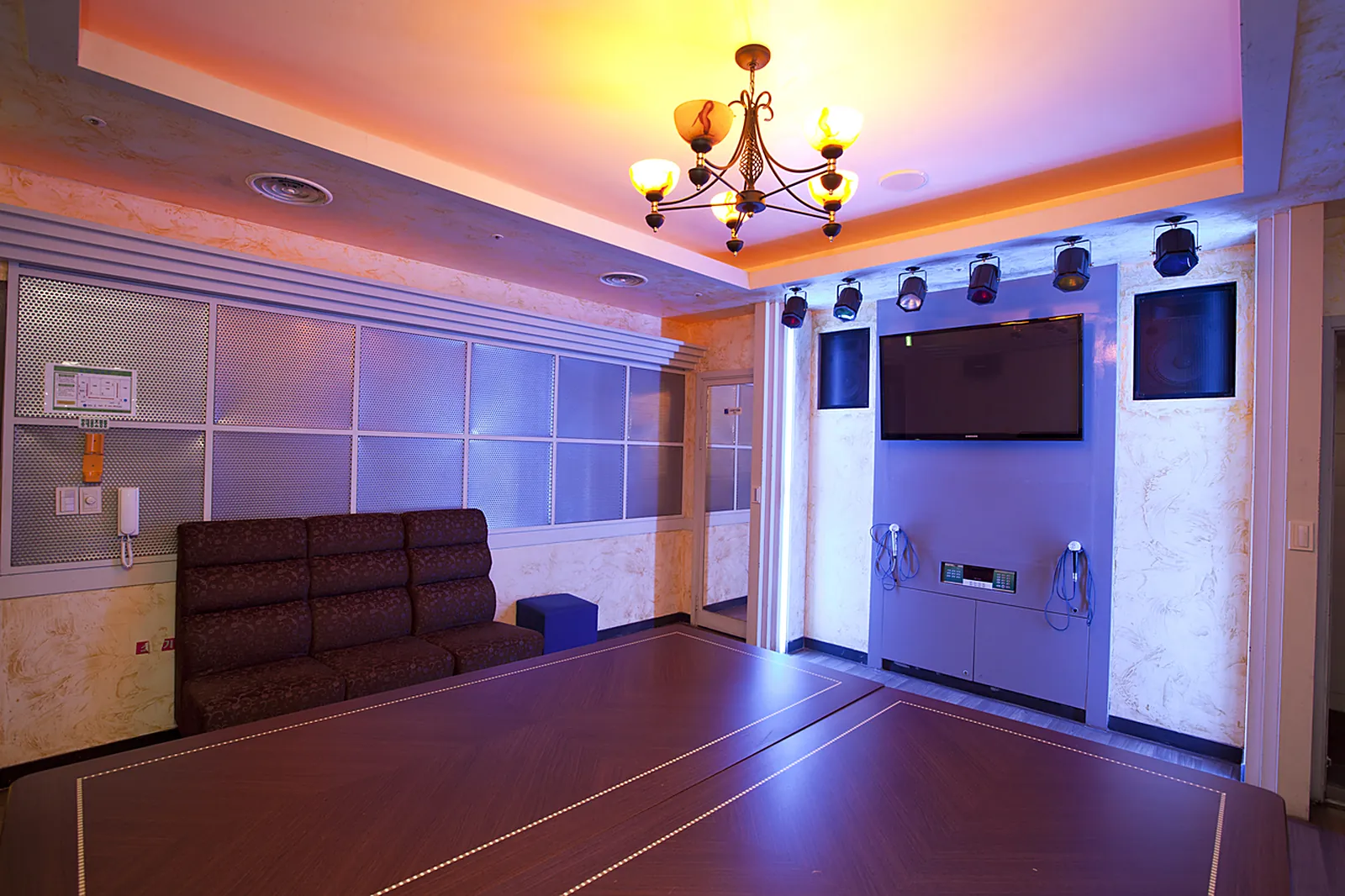 The karaoke room