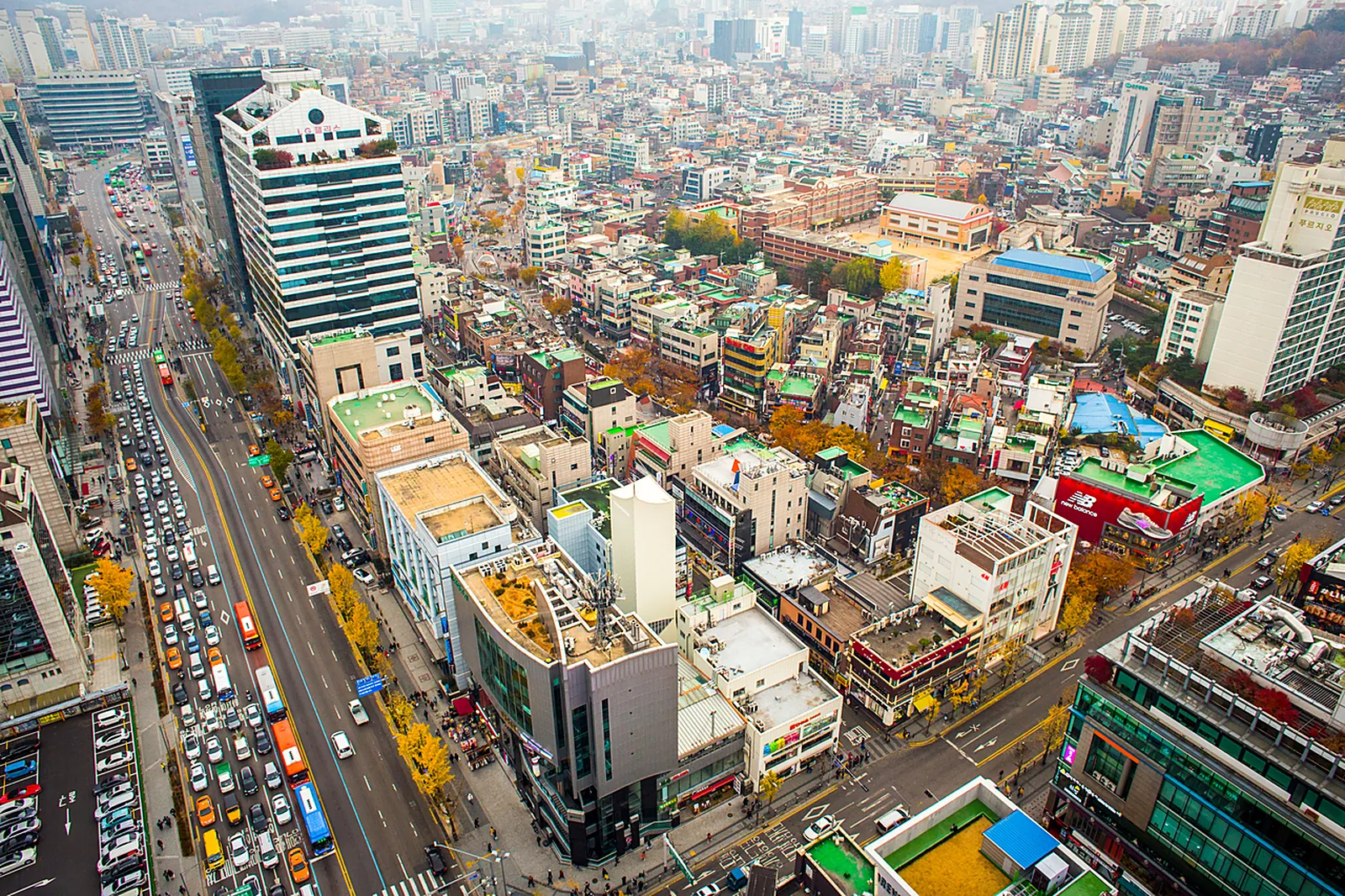 Hongdae's streets