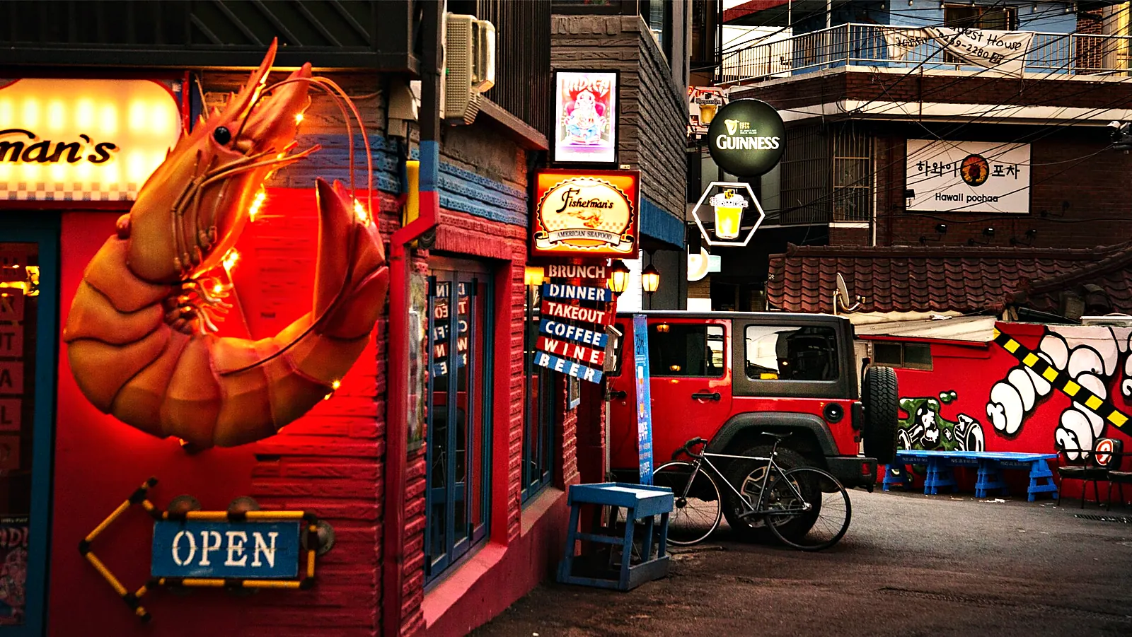 Itaewon after dark