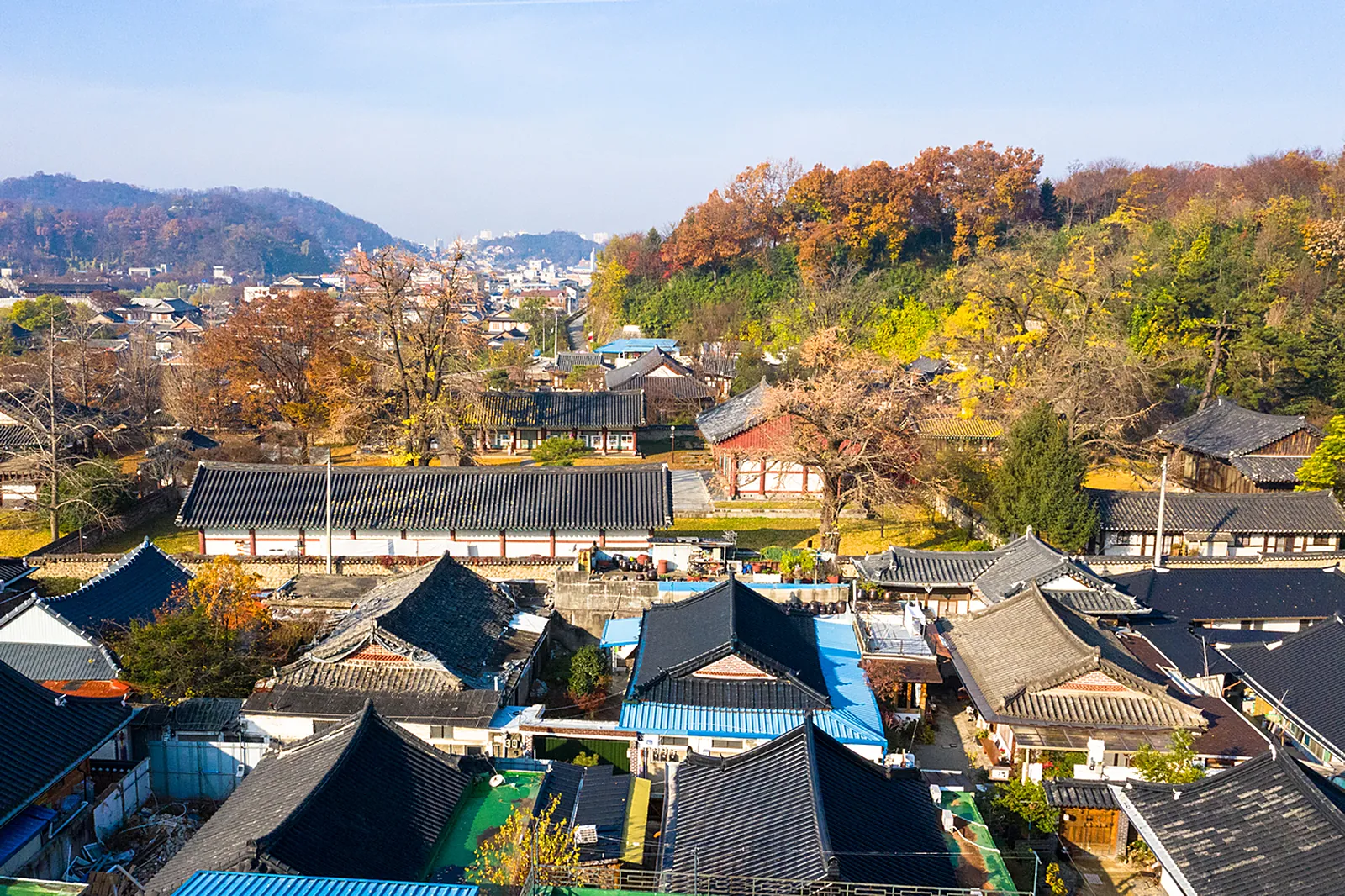 Jeonju in autumn