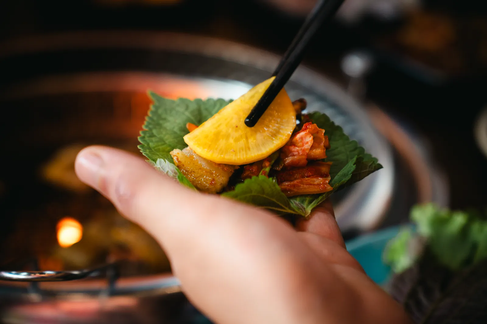 The perilla wrap