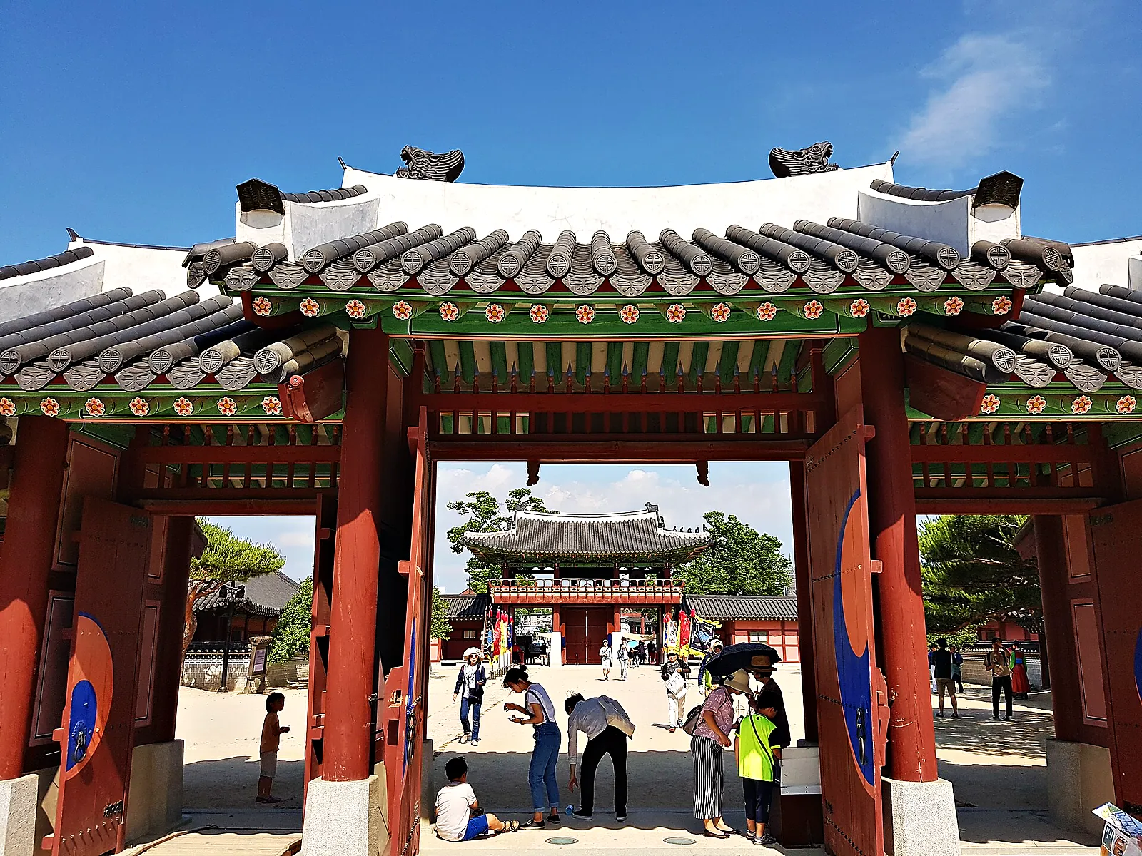 Palace courtyard